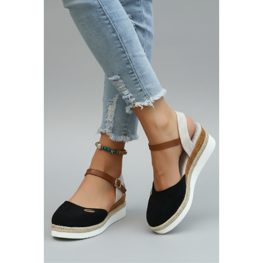 Women’s Closed Toe Espadrille Sandals with Slingback