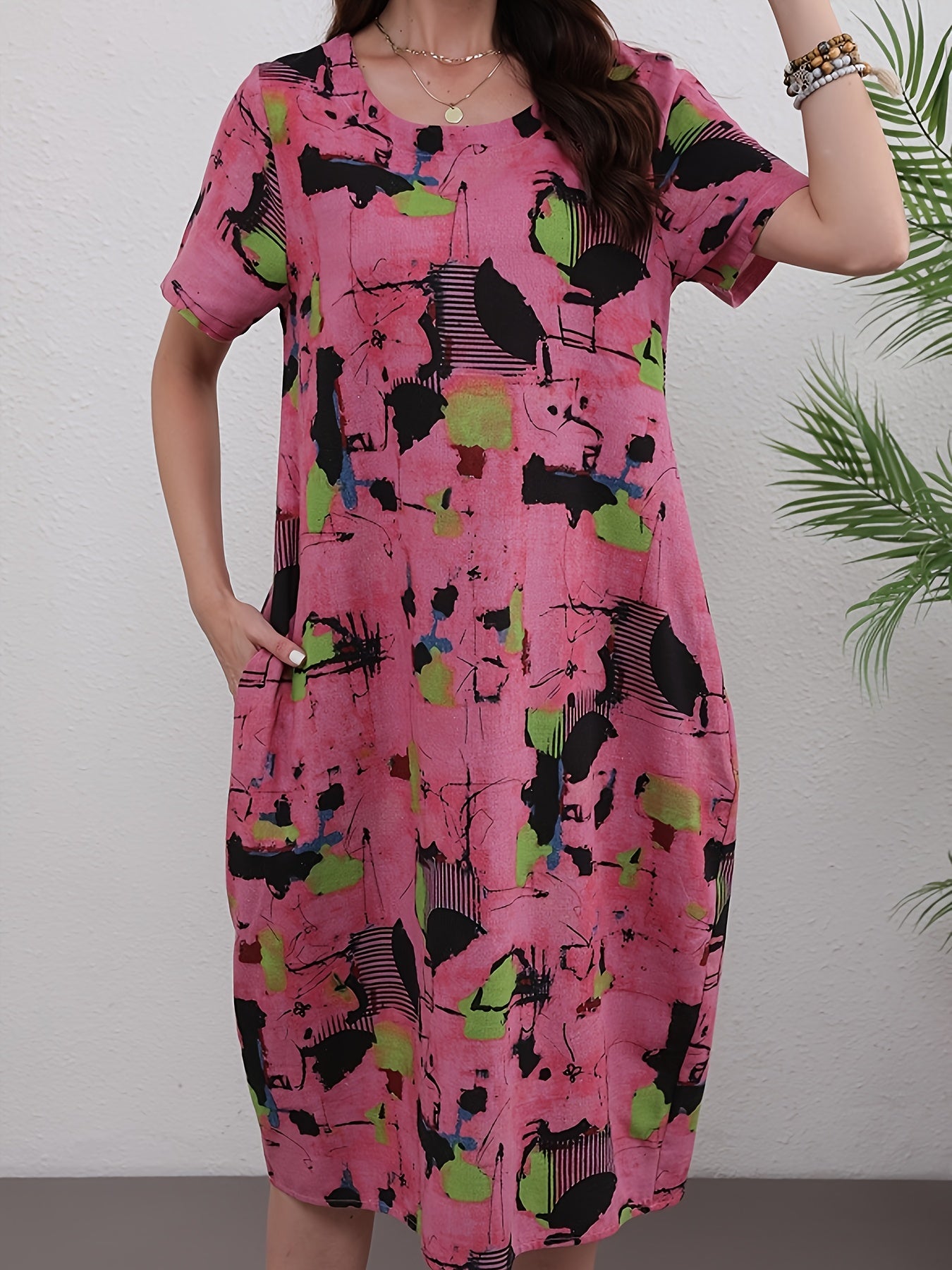 Women’s Elegant Linen Tunic Dress