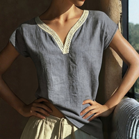 | Women’s Bohemian V-Neck Summer Blouse