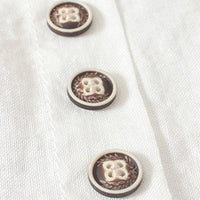 Women’s Summer Button Detail Casual Blouse Chic Everyday Top