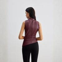 Women’s Summer Sleeveless High Neck Top