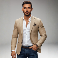 Evan | Men’s Tailored Blazer with Notch Lapel