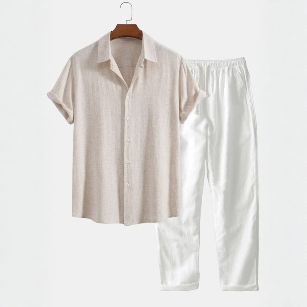 Wade | Men’s Short Sleeve Shirt and Pants Set