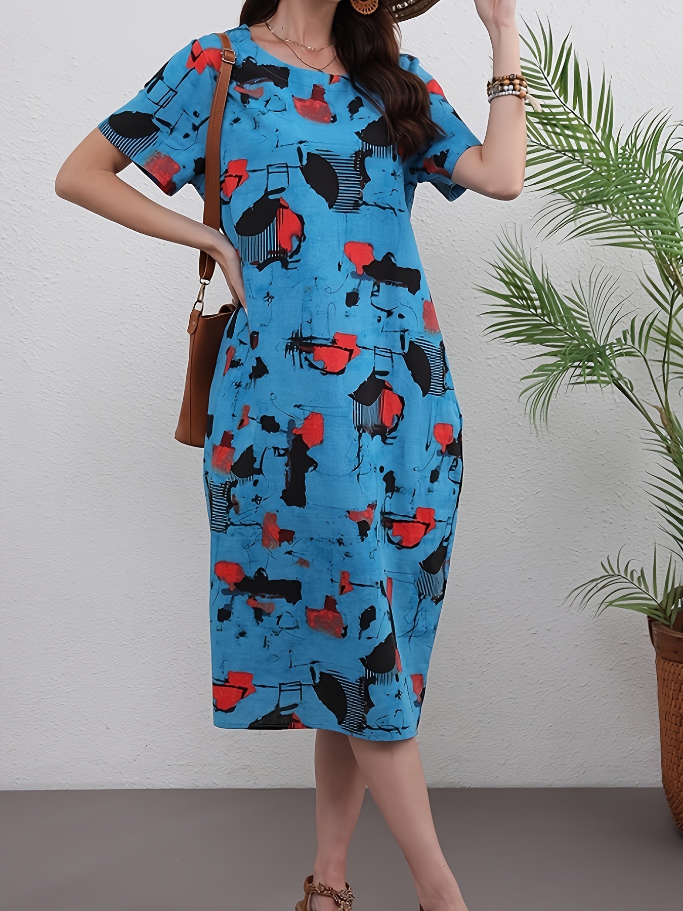 Women’s Elegant Linen Tunic Dress