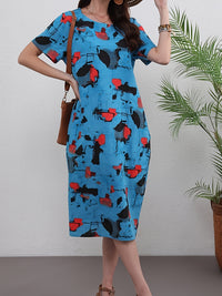 Women’s Elegant Linen Tunic Dress