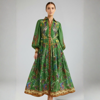 | Women’s V-Neck Long Sleeve Maxi Dress