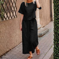 Women’s Elegant Casual Loose Shirt and Pants Set