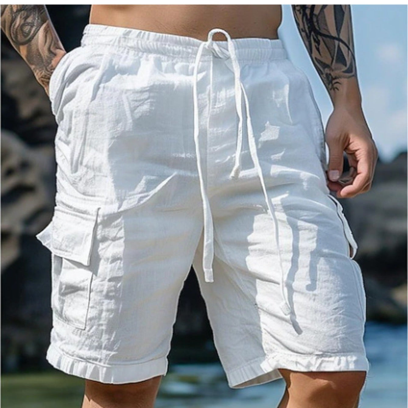 Men’s Lightweight Cotton Summer Shorts – Stay Cool and Confident All Day