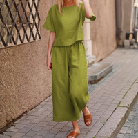 Women’s Elegant Casual Loose Shirt and Pants Set