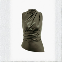 Women’s Summer Sleeveless High Neck Top