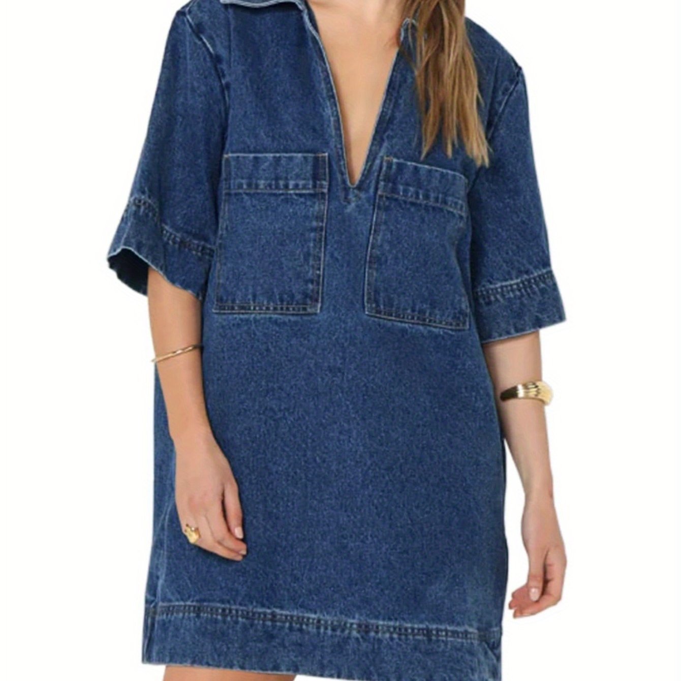 Airy Cotton Shirt Dress