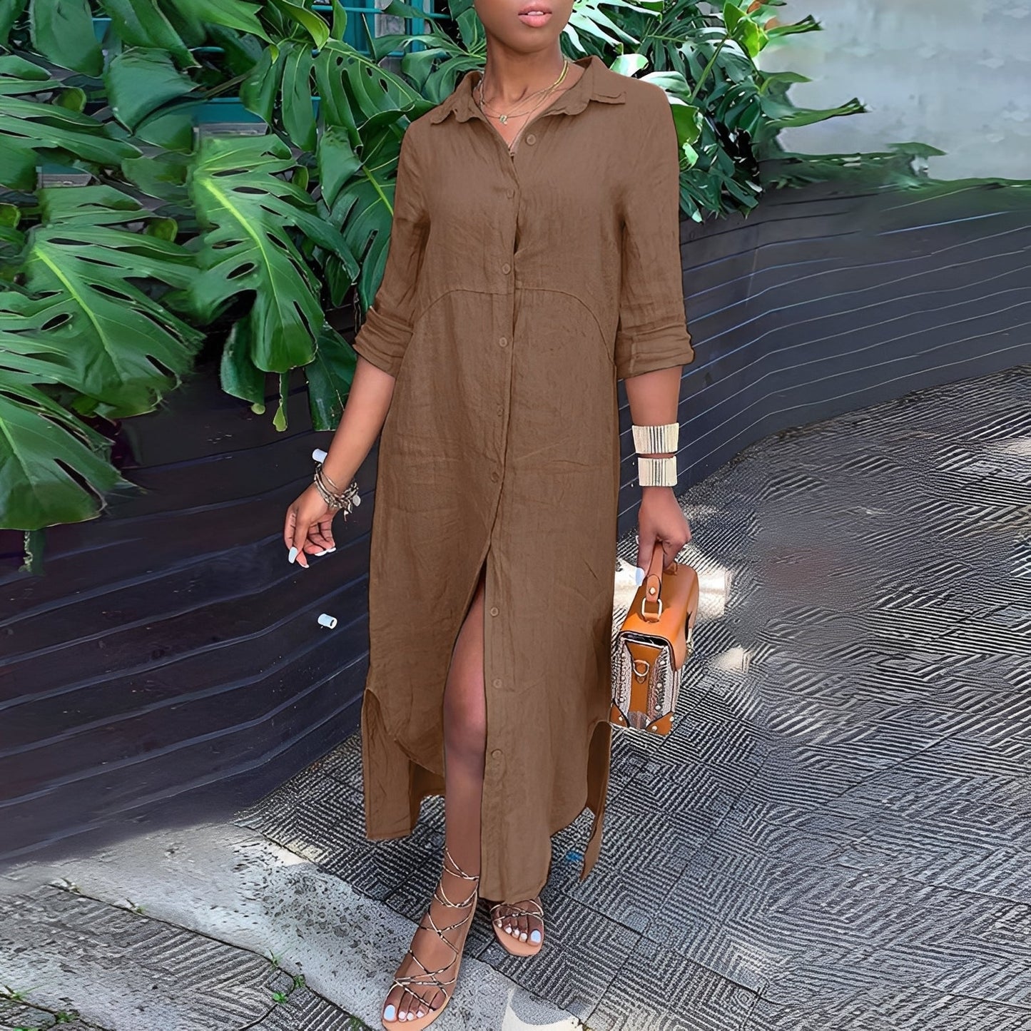 Women’s Relaxed Casual Shirt Dress