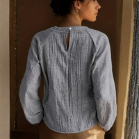 Michelle | Women’s Minimalist Style Long Sleeve Blouse