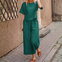 Women’s Elegant Casual Loose Shirt and Pants Set