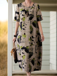 Women’s Elegant Linen Tunic Dress