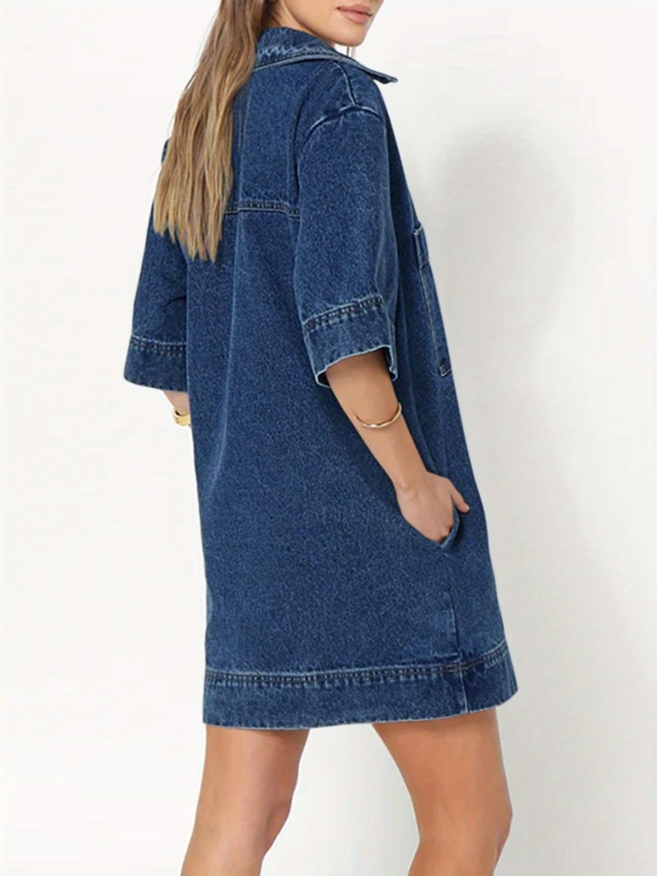 Airy Cotton Shirt Dress
