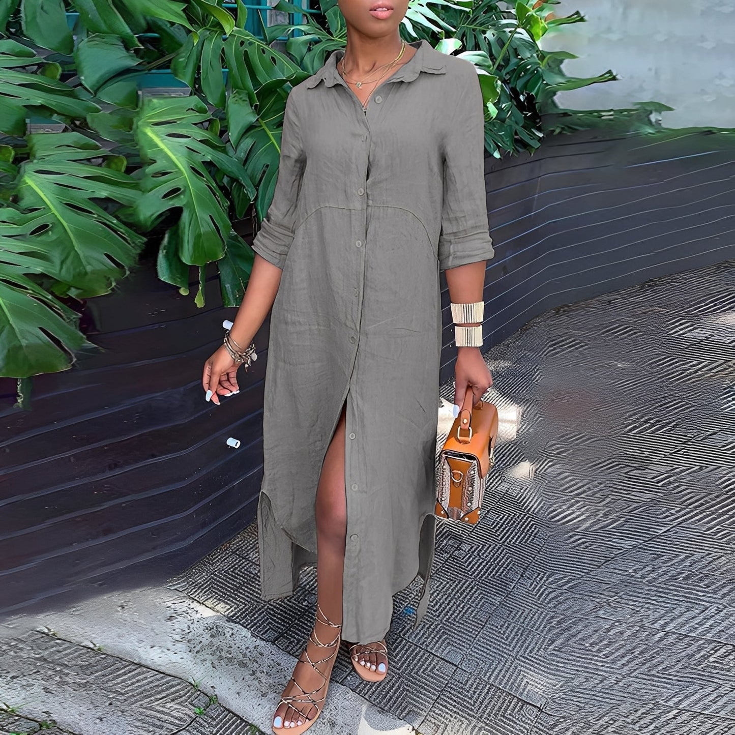 Women’s Relaxed Casual Shirt Dress