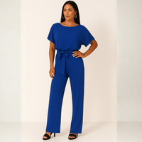 | Tie Belt Jumpsuit