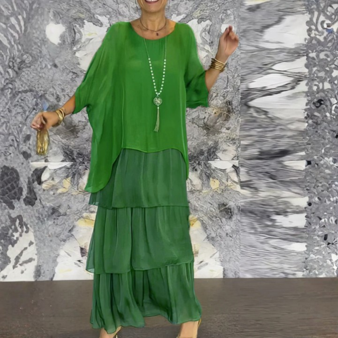 Modern Flowing Maxi Dress