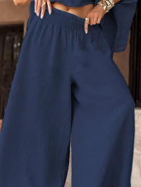 Women’s Casual Off-Shoulder Long Sleeve Top and Pants Set