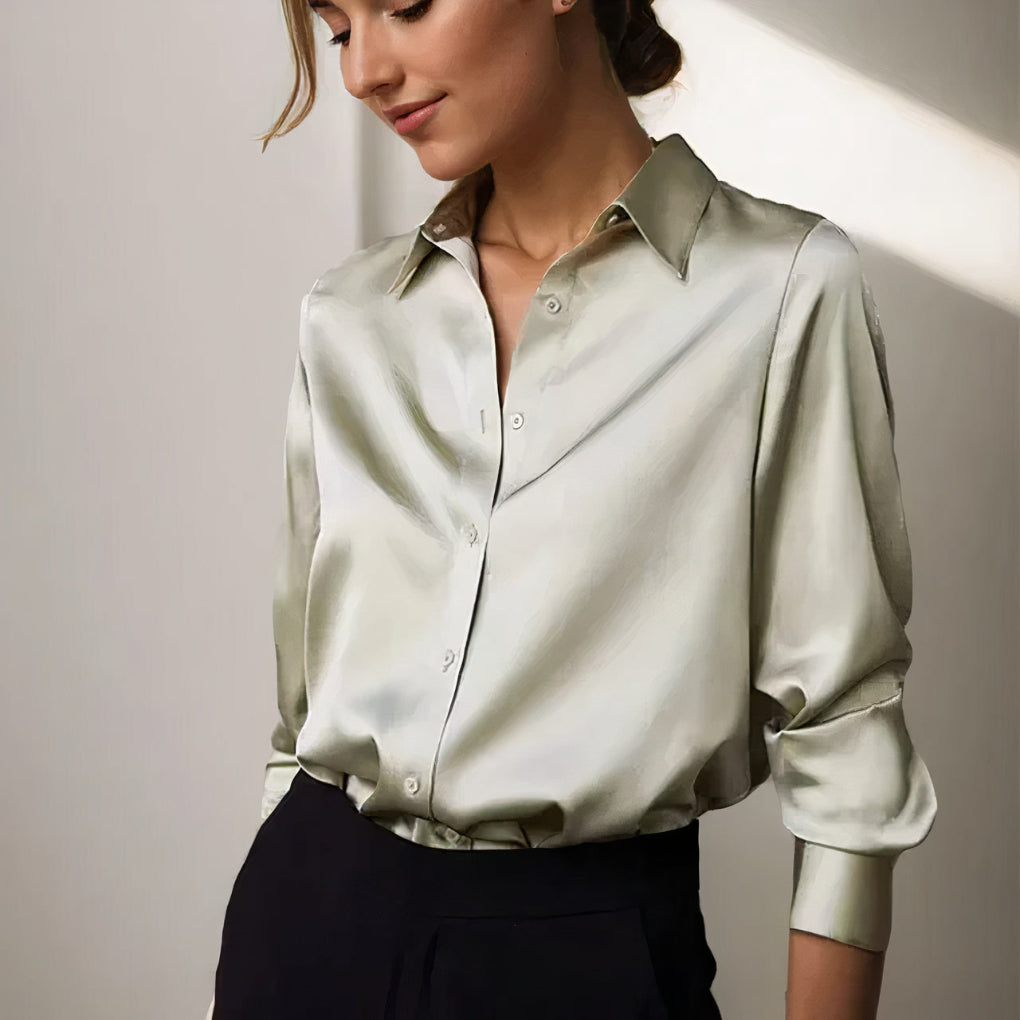 Women’s Elegant Straight Cut Blouse