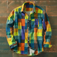 Adrian | Colorful Plaid Long Sleeve Shirt in Soft, Breathable Fabric for Everyday Style 3