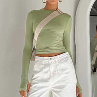 Brooklyn | Chic Long Sleeve Crop Top for Effortless Summer Style 1