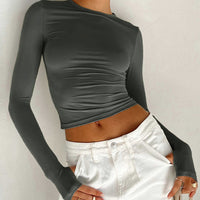 Brooklyn | Chic Long Sleeve Crop Top for Effortless Summer Style 5