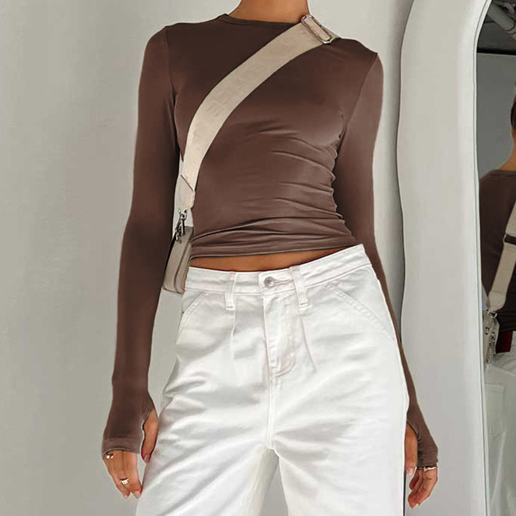 Brooklyn | Chic Long Sleeve Crop Top for Effortless Summer Style 6