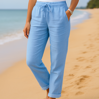 | Women’s Elastic Waist Casual Pants