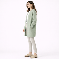 ROSEFIELD – Women’s Soft Wool Sweater with Suede Touch