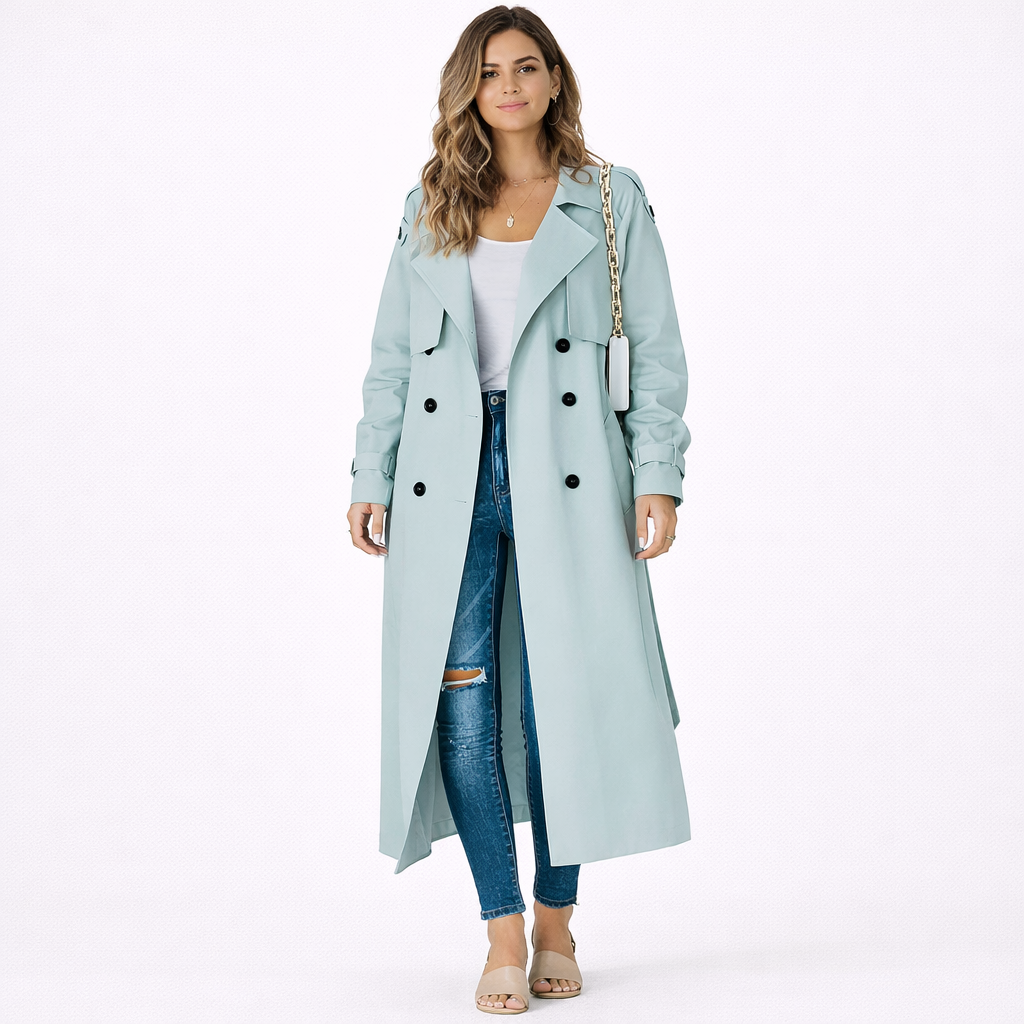 ROXWELL – Women’s Structured Fit Timeless Trench
