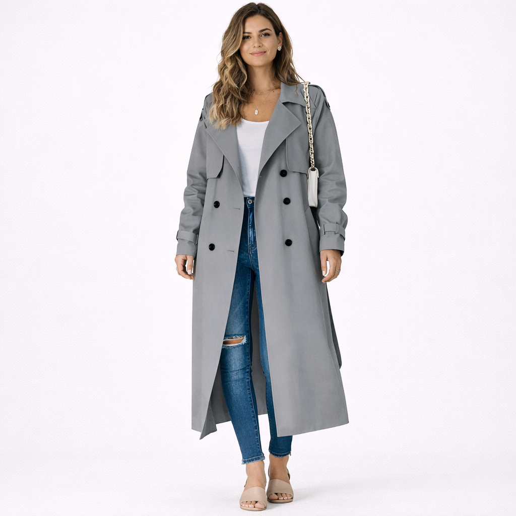 ROXWELL – Women’s Structured Fit Timeless Trench