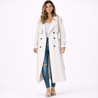 ROXWELL – Women’s Structured Fit Timeless Trench