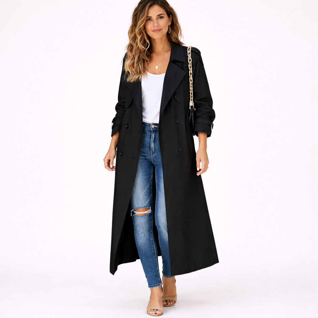ROXWELL – Women’s Structured Fit Timeless Trench