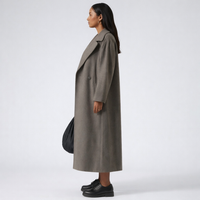 BELGRAVIA – Classic Long Wool Overcoat with Minimalist Design