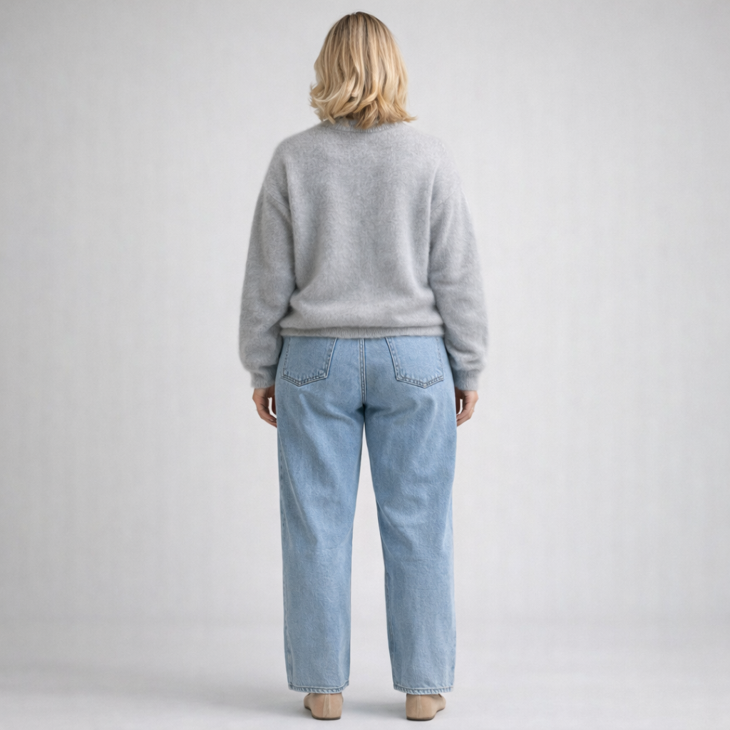 CHELSEA – Airy Mohair Knit Pullover with Graceful Fit