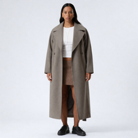 BELGRAVIA – Classic Long Wool Overcoat with Minimalist Design