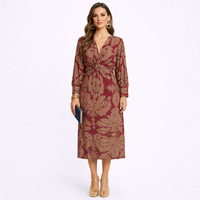 MARISTEL – Summer A-Line Maxi Dress with Statement Front Knot