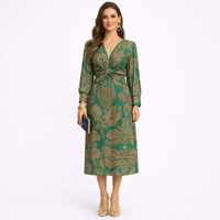 MARISTEL – Summer A-Line Maxi Dress with Statement Front Knot