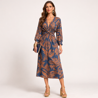 MARISTEL – Summer A-Line Maxi Dress with Statement Front Knot