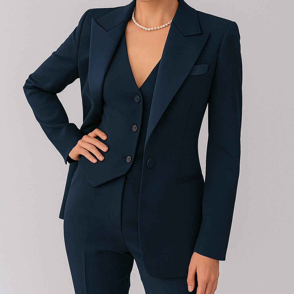 Daisy | Elegant Three Piece Tailored Suit Set for Summer Sophistication 3