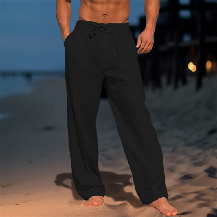 Darren | Relaxed Spring Drawstring Pants in Lightweight Fabric for Everyday Comfort 3