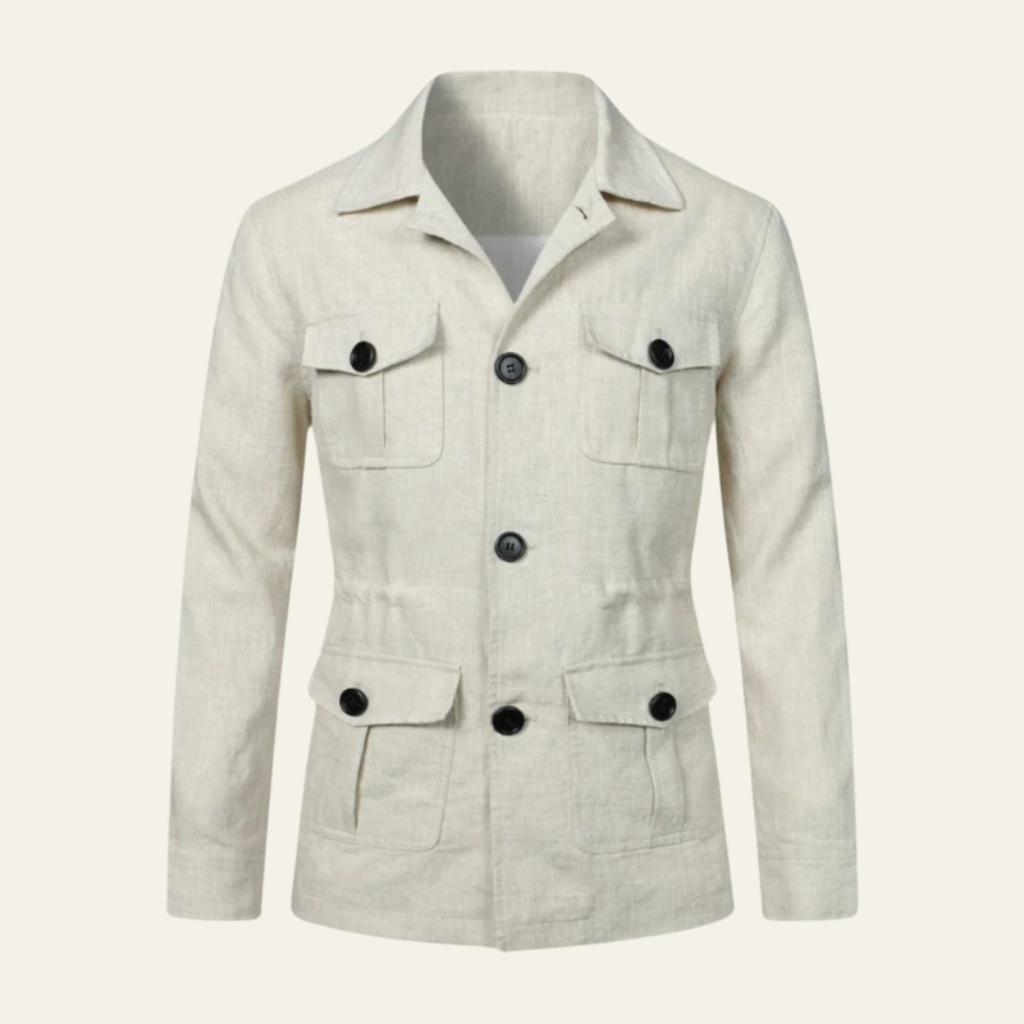 Edinburgh | Heritage Field Coat in Durable Polyester-Linen Blend for Outdoor Elegance 0