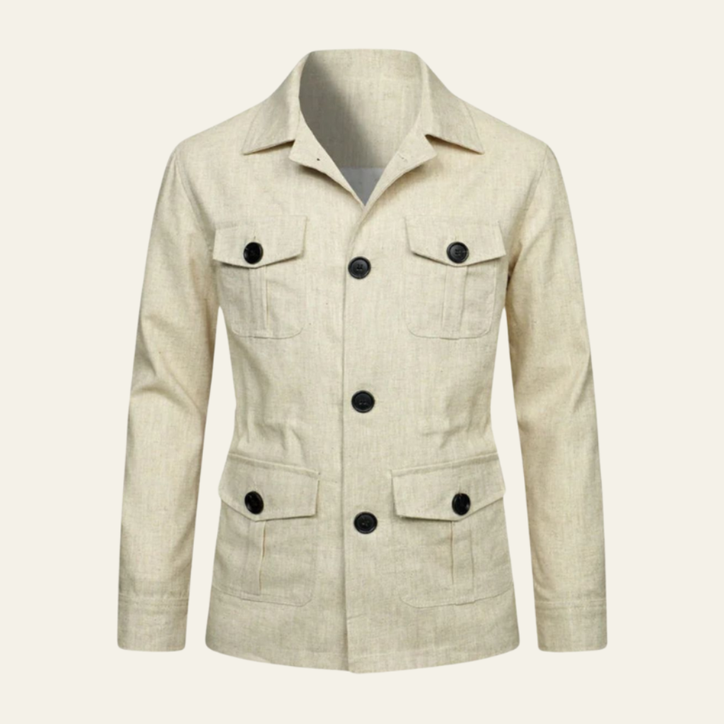 Edinburgh | Heritage Field Coat in Durable Polyester-Linen Blend for Outdoor Elegance 3