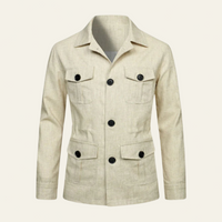 Edinburgh | Heritage Field Coat in Durable Polyester-Linen Blend for Outdoor Elegance 3