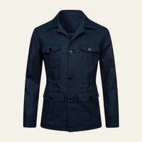 Edinburgh | Heritage Field Coat in Durable Polyester-Linen Blend for Outdoor Elegance 5