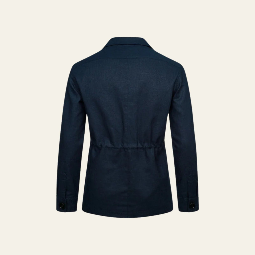 Edinburgh | Heritage Field Coat in Durable Polyester-Linen Blend for Outdoor Elegance 6