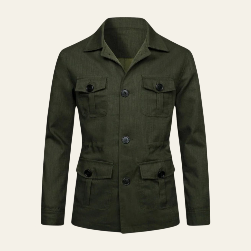 Edinburgh | Heritage Field Coat in Durable Polyester-Linen Blend for Outdoor Elegance 7