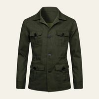 Edinburgh | Heritage Field Coat in Durable Polyester-Linen Blend for Outdoor Elegance 7